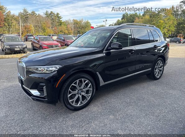 5UXCW2C01M9G78181 2021 BMW X7 Black Vista tres cuartos delantera izquierda