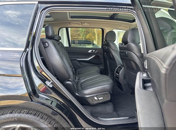 5UXCW2C01M9G78181 2021 BMW X7 Black Vista de la etiqueta del VIN
