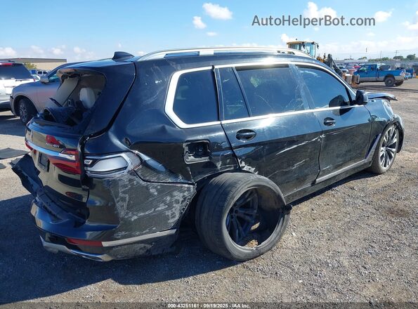5UXCW2C02L9B47991 2020 BMW X7 Black Tył prawy