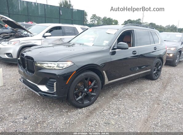 5UXCW2C03L9A03561 2020 BMW X7 Black Передня ліва чверть