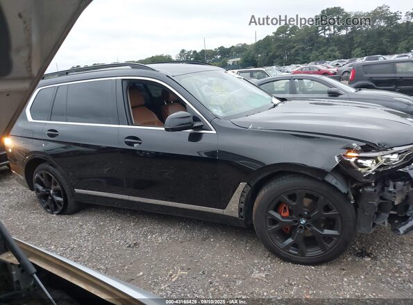 5UXCW2C03L9A03561 2020 BMW X7 Black Вид задньої частини салону