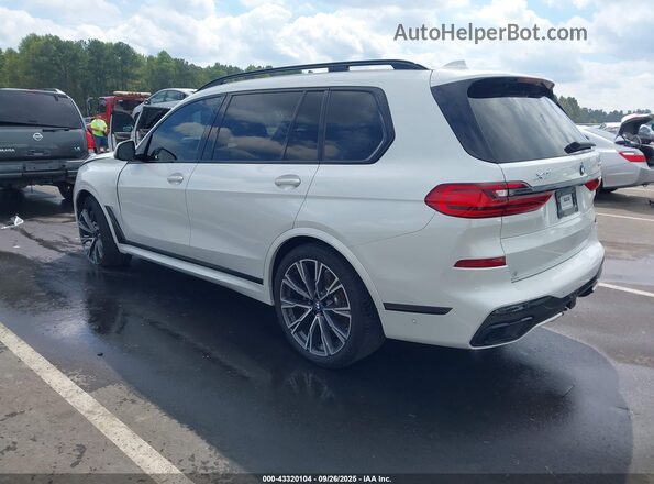 5UXCW2C03L9B48180 2020 BMW X7 White Trasero izquierdo