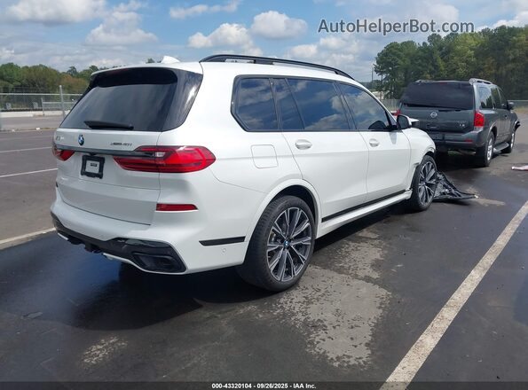 5UXCW2C03L9B48180 2020 BMW X7 White Trasero derecho