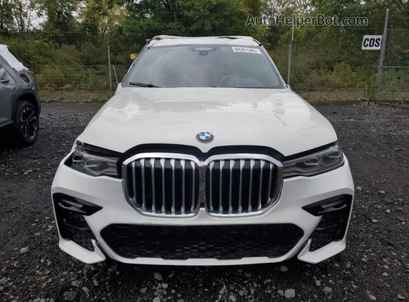 5UXCW2C04N9K90960 2022 BMW X7 White Դիմացի տեսք