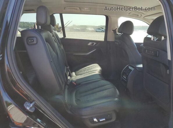 5UXCW2C05L9B56703 2020 BMW X7 Black Rear interior view