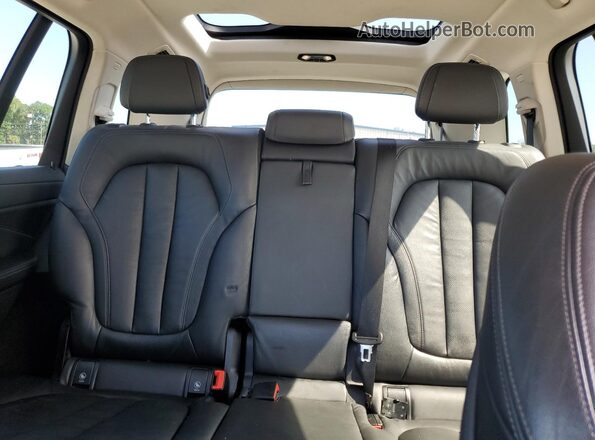 5UXCW2C05L9B56703 2020 BMW X7 Black Rear seats view