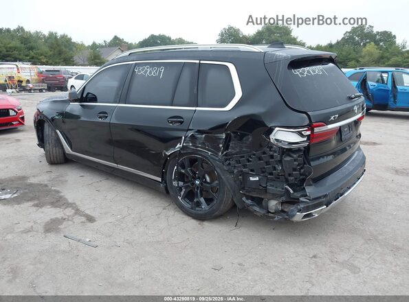 5UXCW2C07L9A01845 2020 BMW X7 Black Rear left