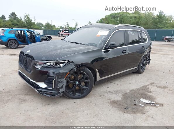 5UXCW2C07L9A01845 2020 BMW X7 Black Front left