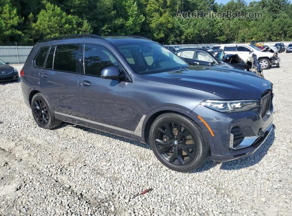 5UXCW2C09M9H68694 2021 BMW X7 Gray 