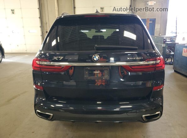 5UXCX4C57KLS38015 2019 BMW X7 Black Հետևի տեսք