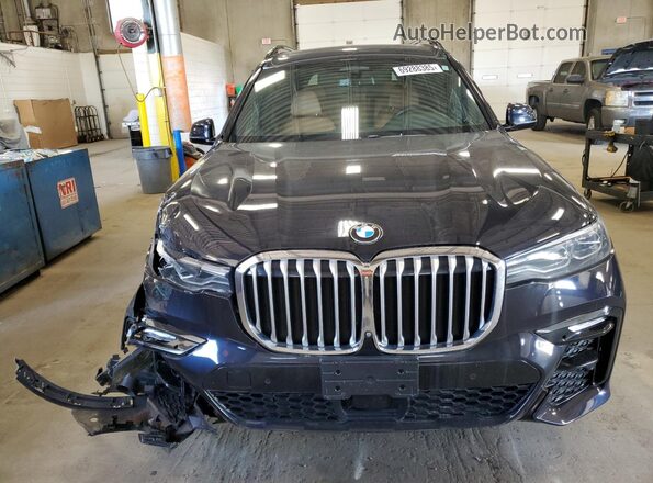 5UXCX4C57KLS38015 2019 BMW X7 Black Դիմացի տեսք