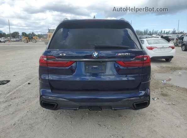 5UXCX6C03L9B51715 2020 BMW X7 Синий Вид салона спереди