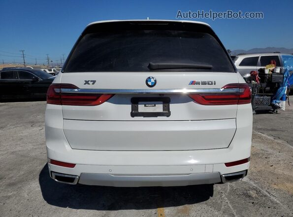 5UXCX6C09N9M53204 2022 BMW X7 White Rear view