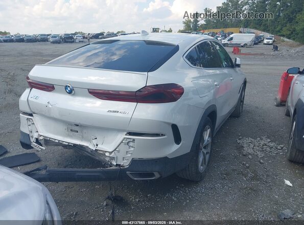 5UXCY4C04L9B62773 2020 BMW X6 White Tył prawy
