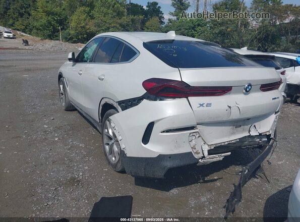 5UXCY4C04L9B62773 2020 BMW X6 White Tył lewy