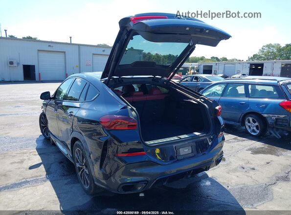 5UXCY6C05N9N29823 2022 BMW X6 Dark Blue Trasero izquierdo