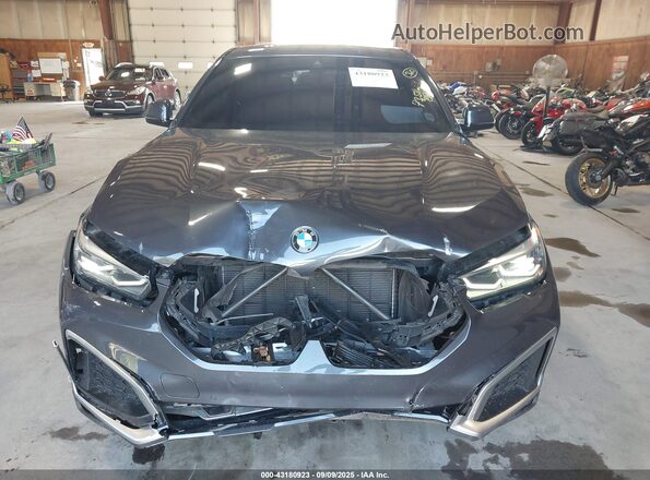 5UXCY6C06M9F65523 2021 BMW X6 Gray ხელსაწყოთა პანელის ხედი