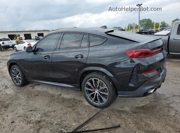 5UXCY6C09N9N33065 2022 BMW X6 Black Задня ліва чверть