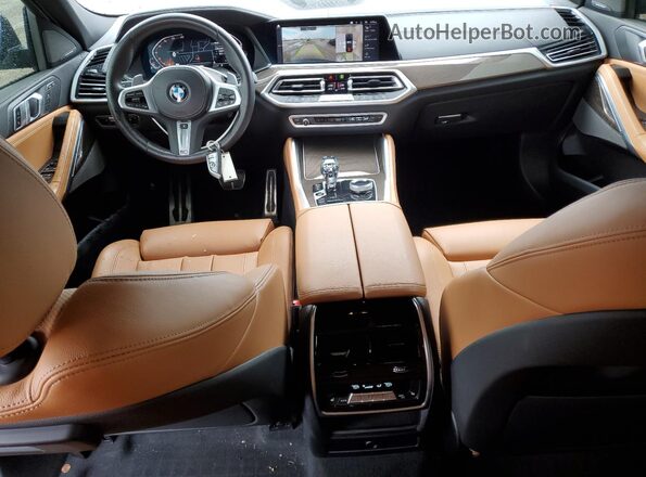 5UXCY6C09N9N33065 2022 BMW X6 Black Вид панелі приладів