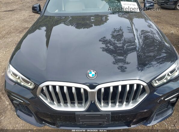 5UXCY6C0XM9G02539 2021 BMW X6 Черный Вид спереди