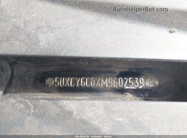 5UXCY6C0XM9G02539 2021 BMW X6 Черный 