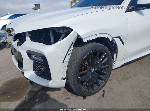 5UXCY8C06L9B21844 2020 BMW X6 White 