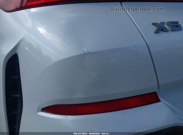 5UXCY8C06L9B21844 2020 BMW X6 White 