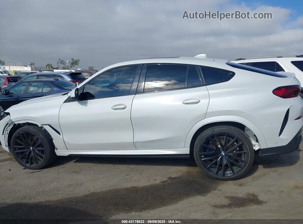 5UXCY8C06L9B21844 2020 BMW X6 White 