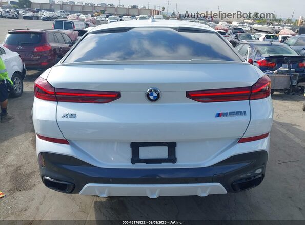 5UXCY8C06L9B21844 2020 BMW X6 White 