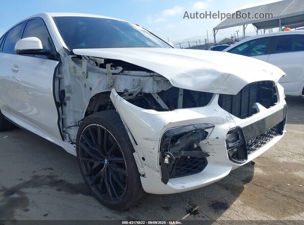 5UXCY8C06L9B21844 2020 BMW X6 White 