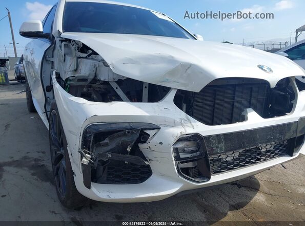 5UXCY8C06L9B21844 2020 BMW X6 White 
