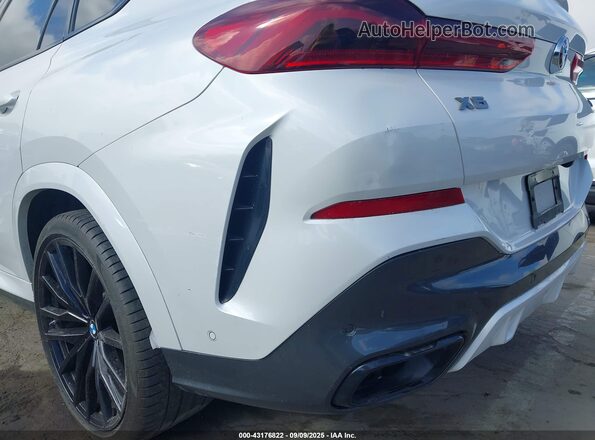 5UXCY8C06L9B21844 2020 BMW X6 White 