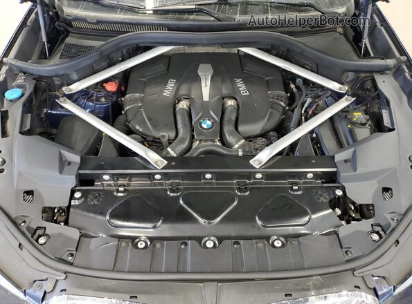 5UXJU2C59KLN65228 2019 BMW X5 Blue Вид підкапотного простору