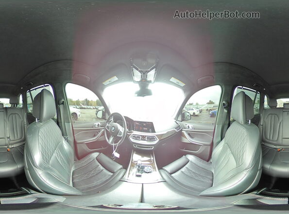 5UXJU4C03LLE45915 2020 BMW X5 Blue 360 interior view
