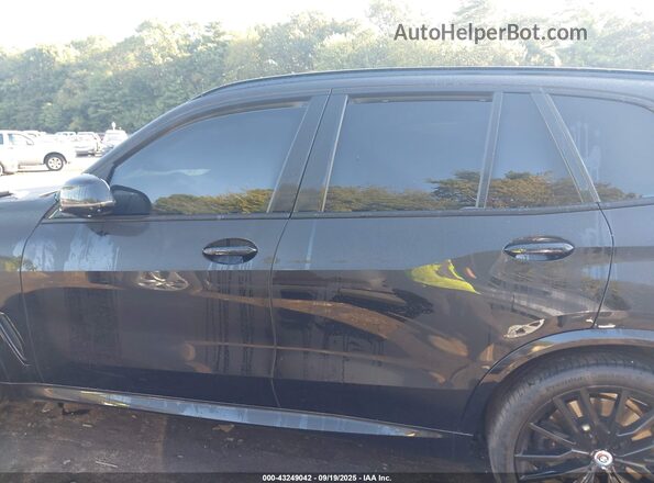 5UXJU4C07N9M63802 2022 BMW X5 Black Widok wnętrza 360 stopni