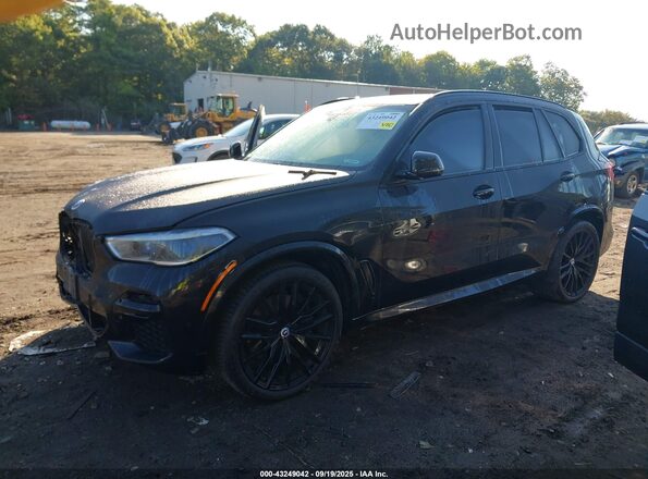 5UXJU4C07N9M63802 2022 BMW X5 Black Przód lewy
