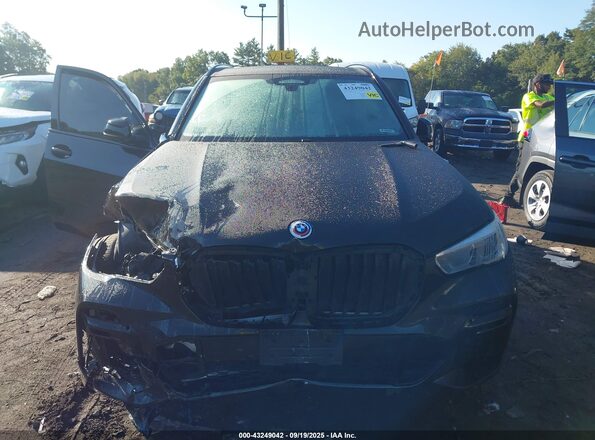 5UXJU4C07N9M63802 2022 BMW X5 Black Widok zestawu wskaźników