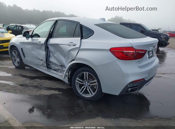 5UXKU2C53K0Z64335 2019 BMW X6 Silver Trasero izquierdo