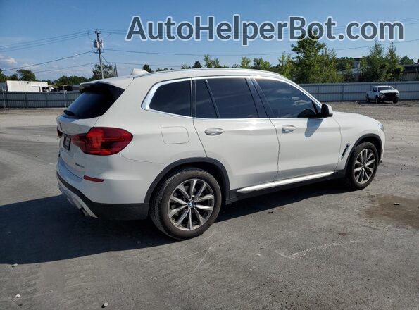 5UXTR9C50KLD94424 2019 BMW X3 White Tył prawy