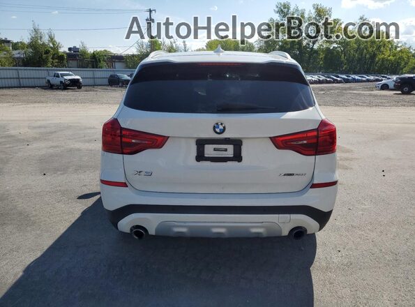 5UXTR9C50KLD94424 2019 BMW X3 White Widok z tyłu
