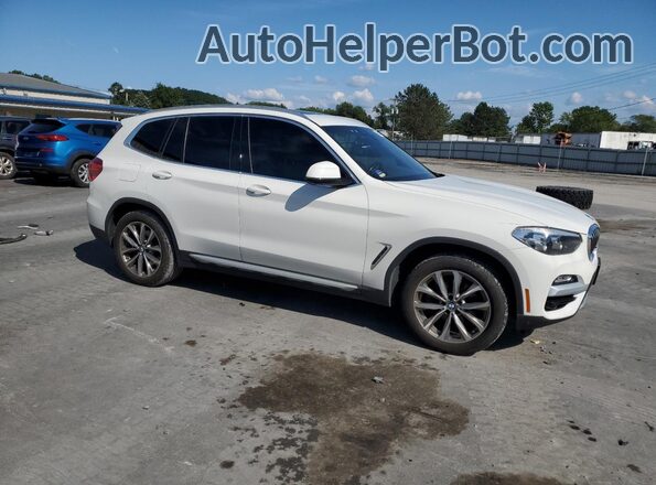 5UXTR9C50KLD94424 2019 BMW X3 White Przód prawy