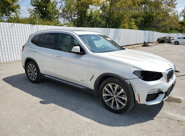 5UXTR9C56JLD58915 2018 BMW X3 White 