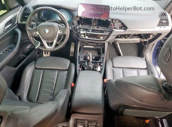 5UXTS3C58J0Y96340 2018 BMW X3 Синий 