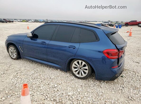 5UXTS3C58J0Y96340 2018 BMW X3 Синий 