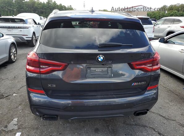 5UXTS3C5XKLR72897 2019 BMW X3 Gray Հետևի տեսք