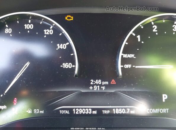 5UXTY3C00L9B58200 2020 BMW X3 Black Vista de los asientos traseros
