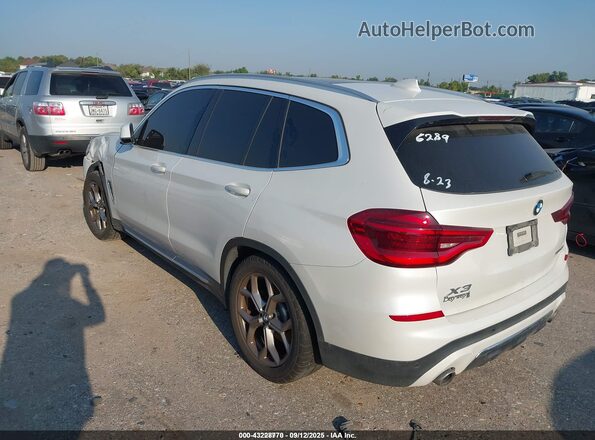 5UXTY3C00L9C46289 2020 BMW X3 Белый Задняя левая четверть