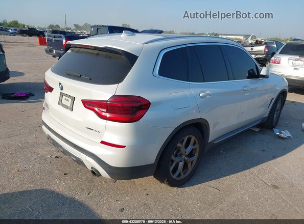 5UXTY3C00L9C46289 2020 BMW X3 Белый Задняя правая четверть