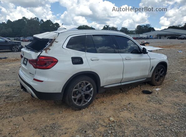 5UXTY3C01M9E51895 2021 BMW X3 White Tył prawy