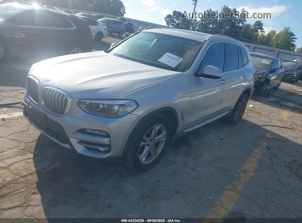 5UXTY3C01M9H42767 2021 BMW X3 Silver Vista tres cuartos delantera izquierda
